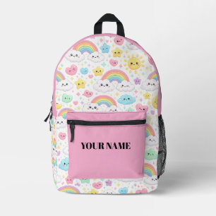 Cute Kawaii Rainbow Backpack Personalized Bag