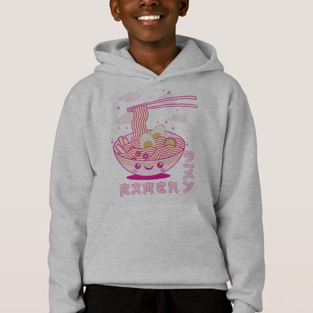 Cute Kawaii Ramen Anime Noodles Ramen Girls, Teens (Front)