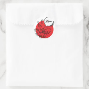 Cute Kawaii Ramen - Funny Japanese Food Classic Round Sticker