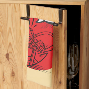 Cute Kawaii Ramen - Funny Japanese Food Kitchen Towel