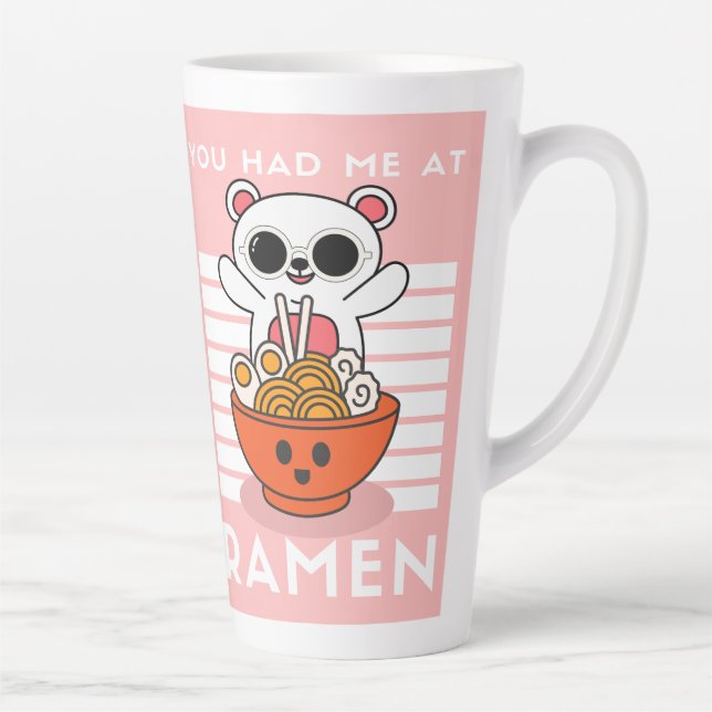 Cute Kawaii Ramen Latte Mug (Right)