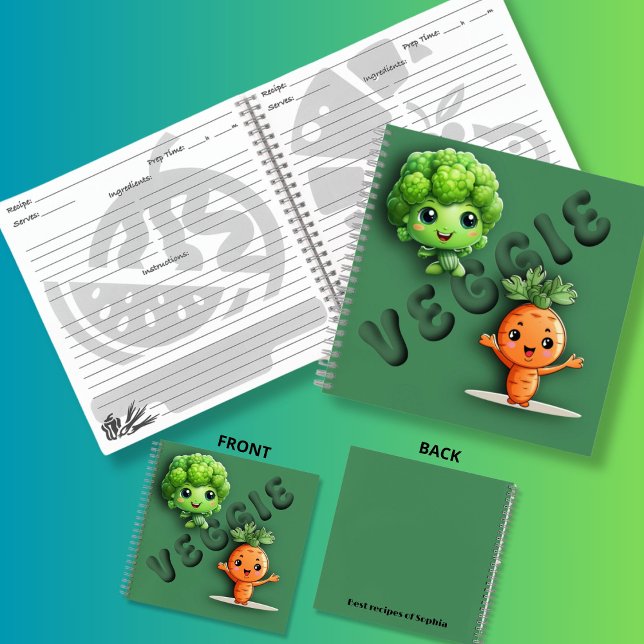  Cute Kawaii Recipes Green Notebook (Creator Uploaded)