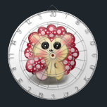 Cute Kawaii Red Mushroom Hedgehog Toadstool Art Dartboard<br><div class="desc">Add a touch of forest magic to your day with this incredibly cute Mushroom Hedgehog design! This adorable woodland hybrid character features a glossy red toadstool cap with pink dots and big, sweet anime-style eyes. This kawaii illustration perfectly captures the trendy cottagecore and fairycore aesthetics. It makes a wonderful gift...</div>