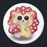 Cute Kawaii Red Mushroom Hedgehog Toadstool Art Large Clock<br><div class="desc">Add a touch of forest magic to your day with this incredibly cute Mushroom Hedgehog design! This adorable woodland hybrid character features a glossy red toadstool cap with pink dots and big, sweet anime-style eyes. This kawaii illustration perfectly captures the trendy cottagecore and fairycore aesthetics. It makes a wonderful gift...</div>