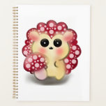 Cute Kawaii Red Mushroom Hedgehog Toadstool Art Planner<br><div class="desc">Add a touch of forest magic to your day with this incredibly cute Mushroom Hedgehog design! This adorable woodland hybrid character features a glossy red toadstool cap with pink dots and big, sweet anime-style eyes. This kawaii illustration perfectly captures the trendy cottagecore and fairycore aesthetics. It makes a wonderful gift...</div>