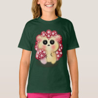 Cute Kawaii Red Mushroom Hedgehog Toadstool Art