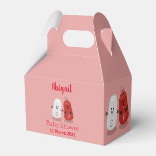 Cute kawaii salt and pepper shakers cartoon favor box