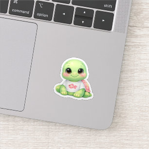 Cute Kawaii Sea Turtle Vinyl Sticker Laptop Decal