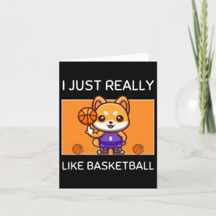 Cute Kawaii Shiby Inu I Just Really Like Bysketbyl Card