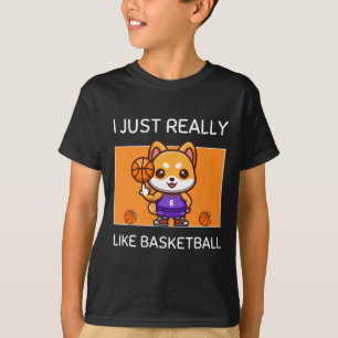 Cute Kawaii Shiby Inu I Just Really Like Bysketbyl T-Shirt