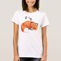 Cute Kawaii Sleeping cartoon fox