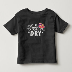 Cute Kawaii Sloth Laying On Watermelon Super Dry Toddler T-shirt