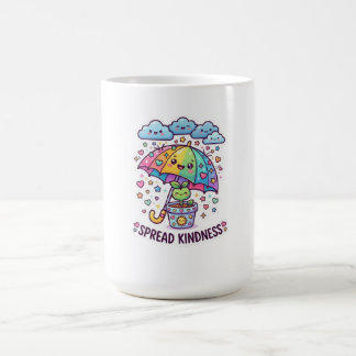 Cute Kawaii Spread Kindness Umbrella Cute Plant St Coffee Mug