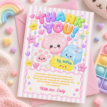 Cute Kawaii Squishies Girl Birthday Party