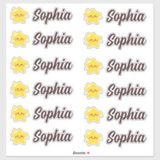 Cute Kawaii Star Personalized Name