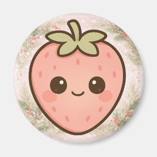 Cute Kawaii Strawberry Magnet
