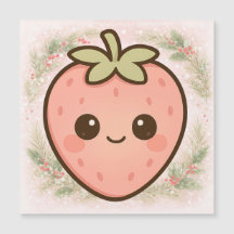 Cute Kawaii Strawberry Magnet