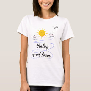 Cute Kawaii Sun and Clouds Spiral – Happy Weather  T-Shirt