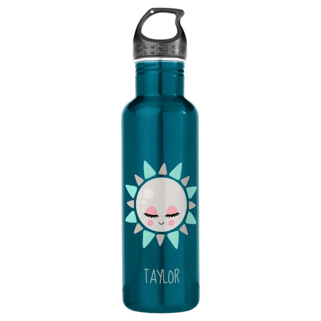 Cute Kawaii Sunshine 710 Ml Water Bottle (Front)