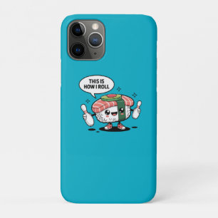 Cute Kawaii Sushi with bowling pins iPhone 11 Pro Case
