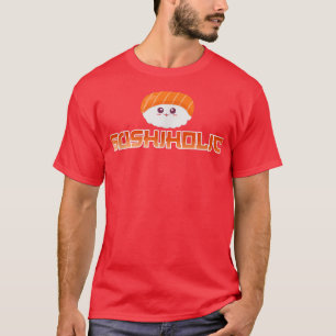 Cute Kawaii Sushiholic Funny Japanese Sushi Lover T-Shirt
