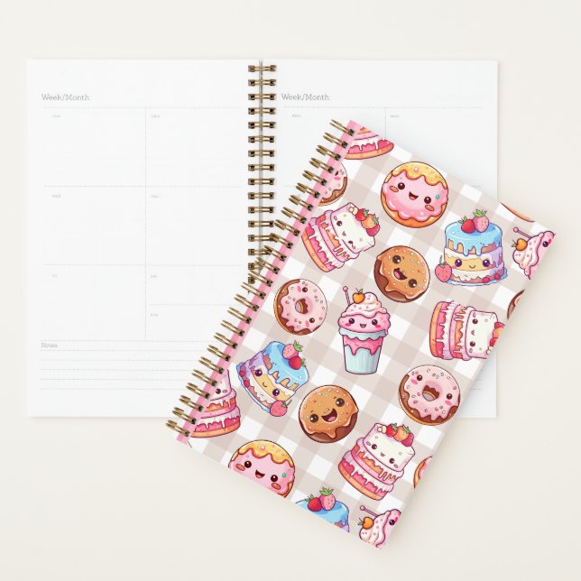 Cute Kawaii Sweets Treats Planner (Display)