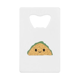 Cute Kawaii Taco Credit Card Bottle Opener