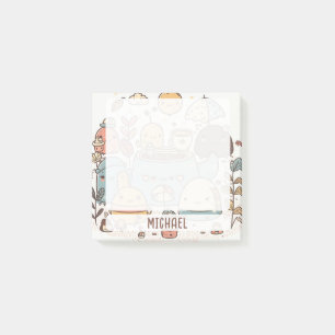 Cute Kawaii Tea Party Personalized Post-it Notes