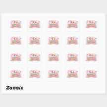 Cute Kawaii Thank a Bunch Cat Name Pastel Pink Flo