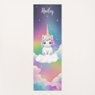 Cute Kawaii Unicorn Kids Yoga Mat