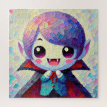 Cute Kawaii Vampire Boy Jigsaw Puzzle