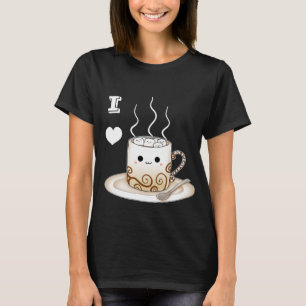 Cute kawaii warm cocoa drink T-Shirt