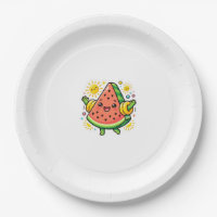 Cute Kawaii Watermelon Slice Inflatable ArmSticker