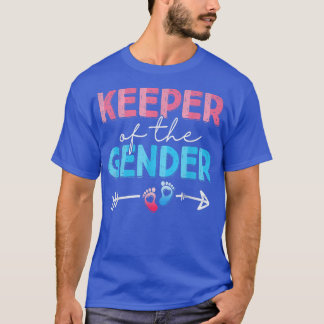 Cute Keeper of the Gender - Gender Reveal Party Id T-Shirt