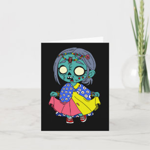 Cute Kenyan Zombie Note Card
