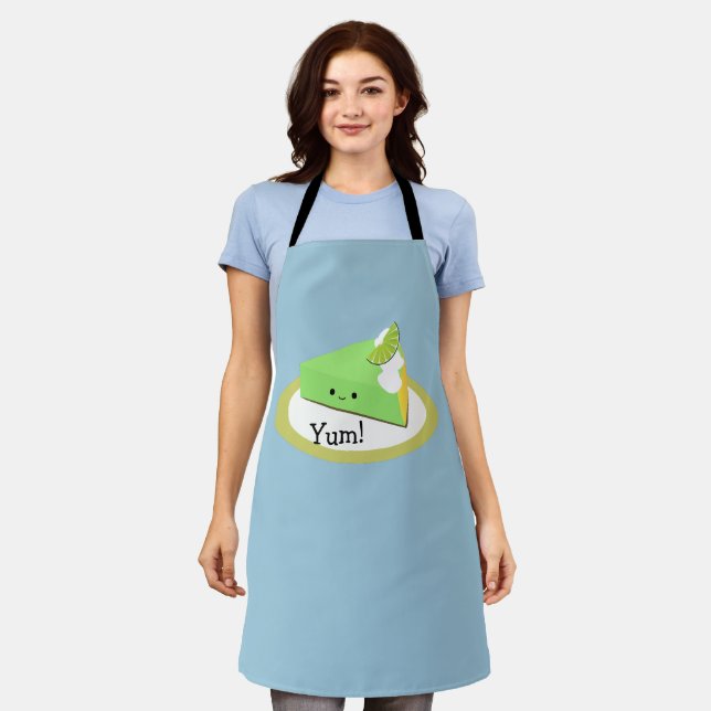 Cute Key Lime Pie Apron (Worn)