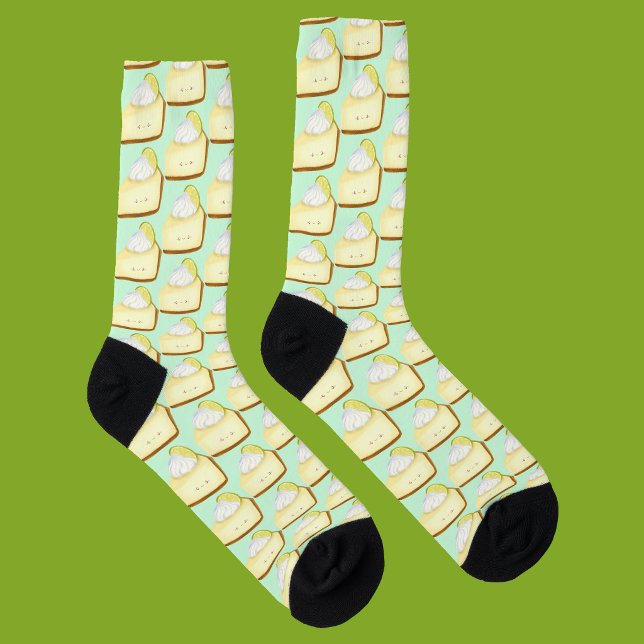 Cute Key Lime Pie Socks (Creator Uploaded)
