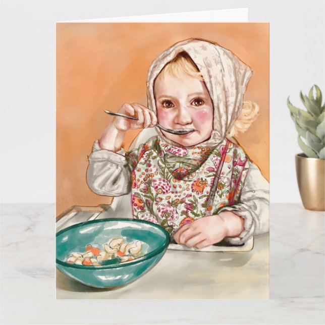 Cute kid card (Small Plant)