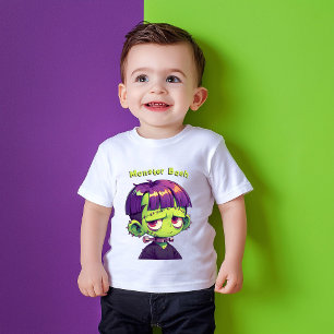 Cute Kid Frankenstein halloween T-Shirt