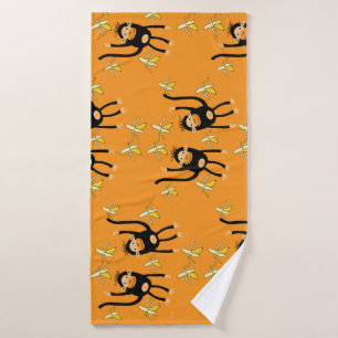 Cute Kid Monkey Bath Towel
