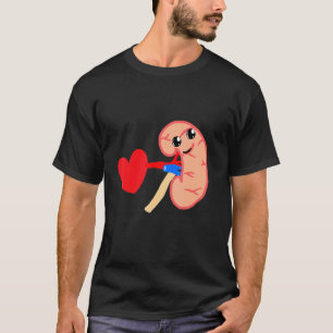 Cute Kidney Heart Nurse Dialysis Nephrology T-Shirt