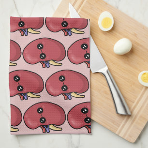 Cute Kidney - Human Biology Kitchen Towel