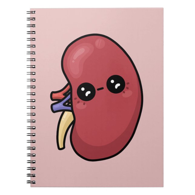 Cute Kidney - Human Biology Notebook (Front)