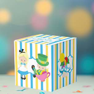 Cute Kids Alice in Wonderland Birthday Party Favor Box