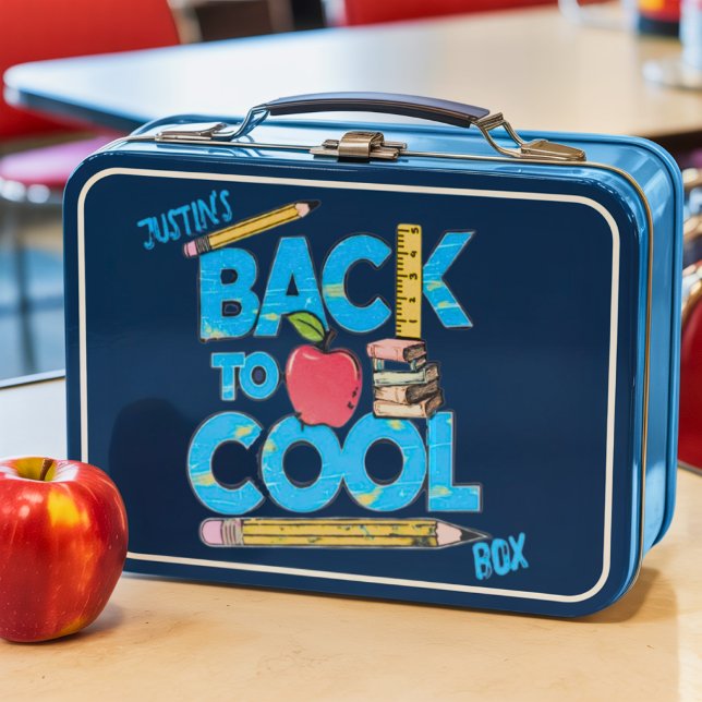 Cute Kid's Back To School  Metal Lunch Box (Creator Uploaded)
