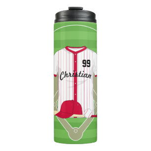 Cute Kids Baseball Thermal Tumbler