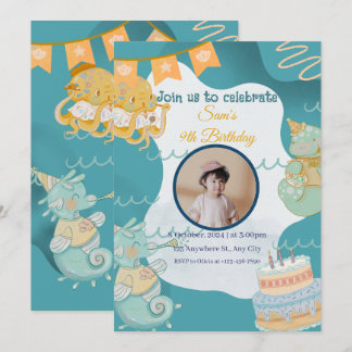 Cute Kids Birthday Invitation