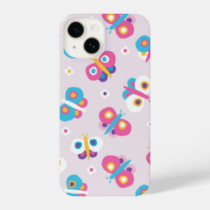 Cute kids butterfly pattern iPhone 14 case