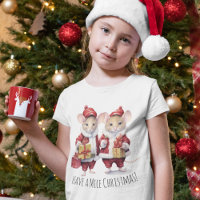 Cute Kids Christmas Animal Mice Children's festive