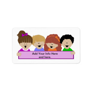 Cute Kids Daycare  Mailing Labels